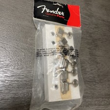 NEW - Genuine Fender Original Series Tuners For Strat/Tele - NICKEL 099-2040-000