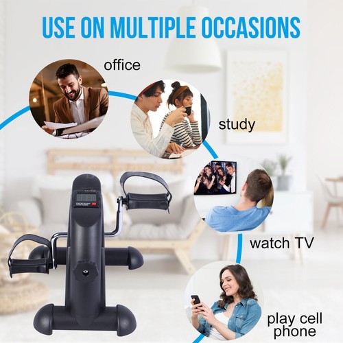Mini Exercise Bike Portable Pedal Manual Arms Legs Exerciser Machine Indoor US - Picture 8 of 12