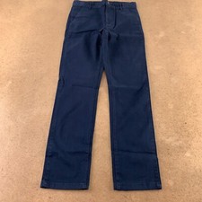 The Children's Place Boys Size 10 Husky Navy Stretch Straight Chino Pants NWT