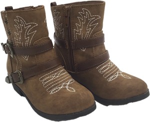 Girls-Cowboy-Boots-Youth-Size-9-Cowgirl-Boots-Brown-Kids-Western