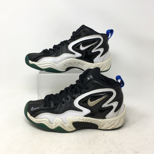 Zapatos De Baloncesto Nike Air con alas de vuelo Sneaker Con Cordones De Cuero  Negro para Hombre 7 | eBay