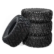 Set 4 25x10-12 25x11-12 ATV Tires 6Ply 25x10x12 25x11x12 UTV Tires All Terrain