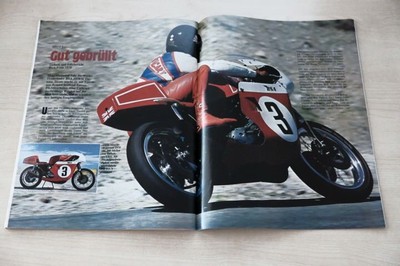 PS Sport Motorrad 4406) BSA Rocket 3 Rennmaschine in einer seltenen Vorstellung