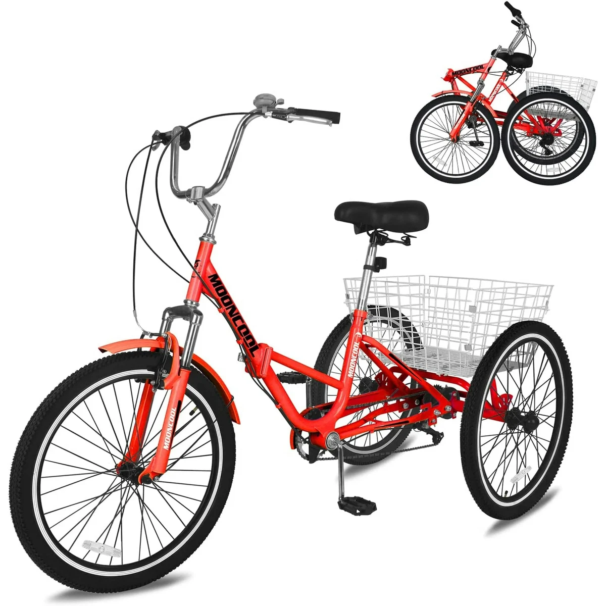 Folding Bike Red 26 in Bikes for sale | eBay
