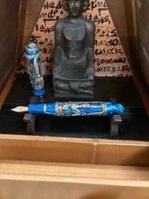 MONTEGRAPPA LUXOR BLUE NILE FOUNTAIN PEN LIMITED EDITION