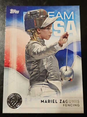Mariel Zagunis 2016 Topps US Olympic Silver #6 Fencing