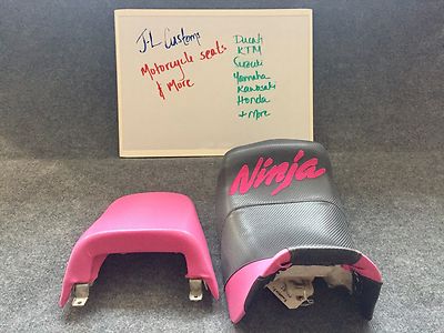 85-87 Kawasaki Ninja ZX-600 OEM Custom Seats Set Front & Rear