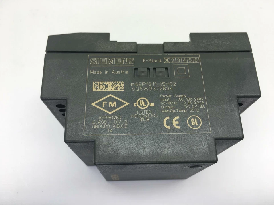 Siemens Logo!Power Geregelte Stromversorgung 6EP1311-1SH02 4,6-5,4 V E-Stand 1 - Bild 2 von 4