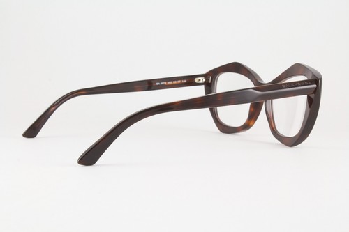 Rare Authentic Balenciaga BA 5074 052 53mm Tortoise Cat Eye Glasses Frames Italy - Picture 3 of 5