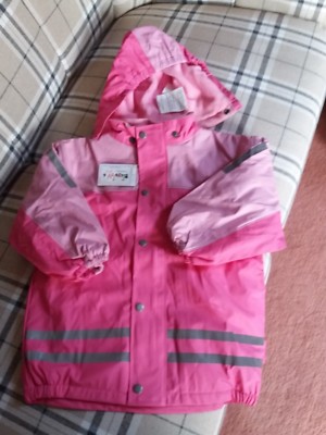 Regenkleidung Regenjacke Playshoes gefüttert pink/rosa 98 NEU