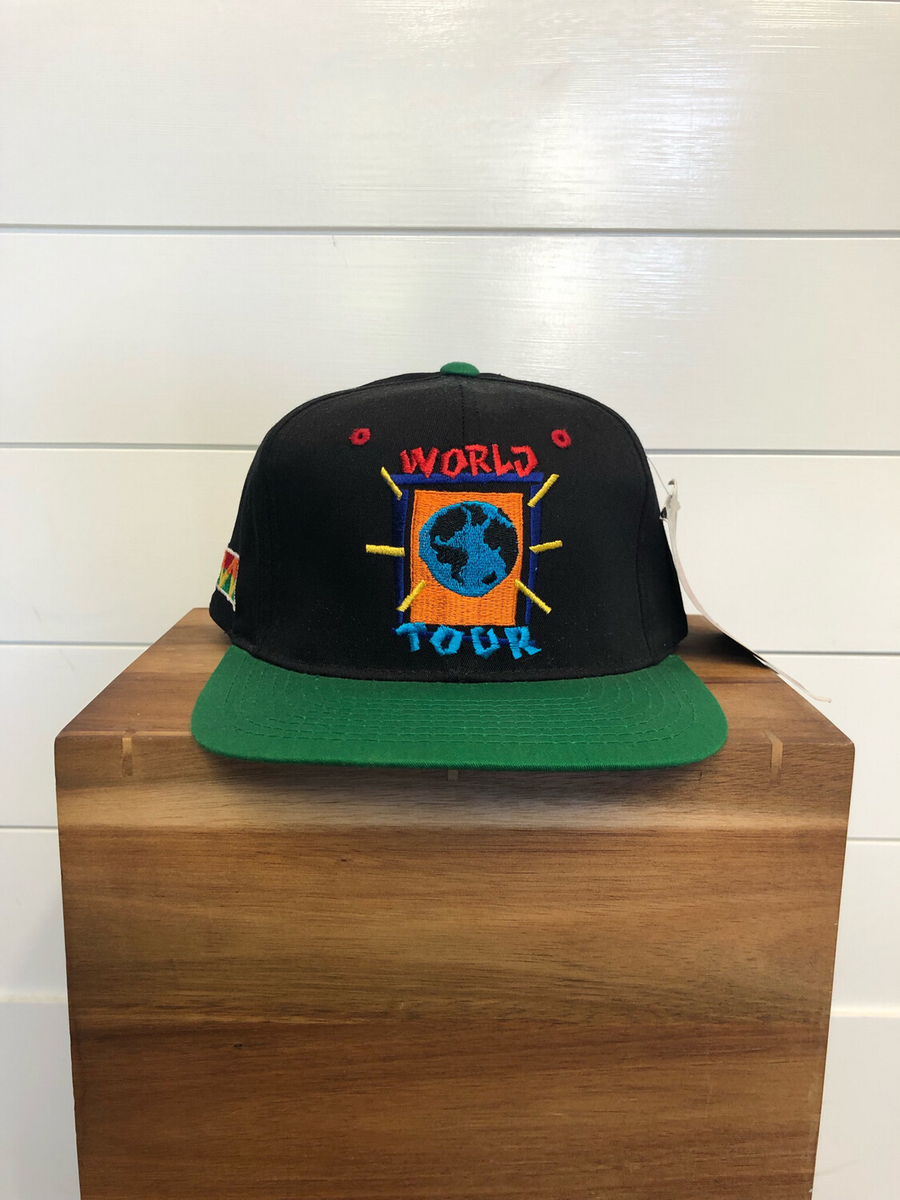 Vintage 90s Brothaman World Tour Snapback Hat | eBay