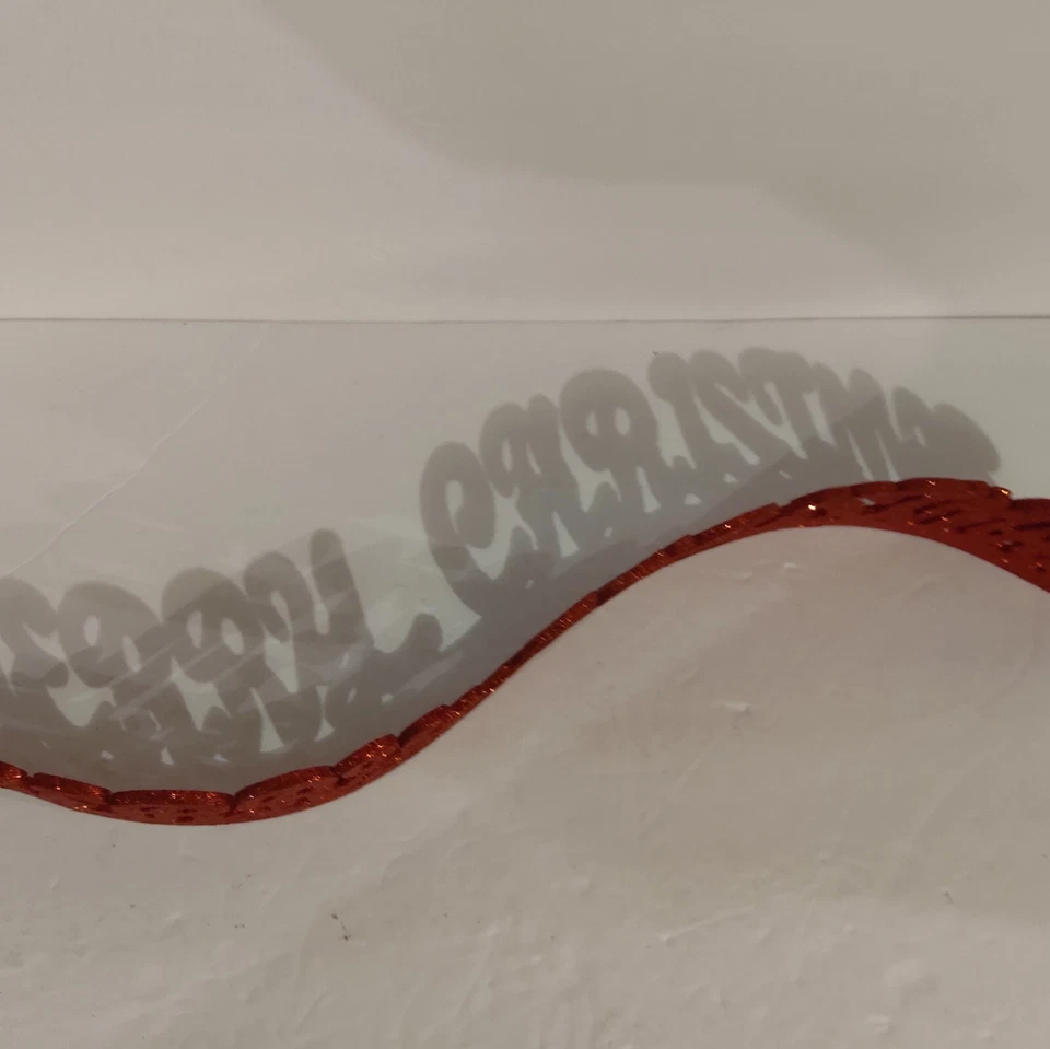 Letrero 16" Feliz Navidad Rojo Brillo Foto 4 de 4