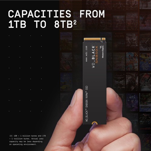 WD BLACK 8TB SN850X NVMe Internal Gaming Solid State Drive BRAND NEW - Picture 4 of 10