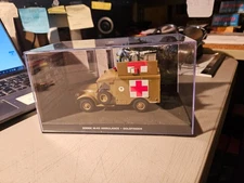 EAGLEMOSS GE FABBRI LTD JAMES BOND COLL. #127 DODGE M-43 AMBULANCE GOLDFINGER