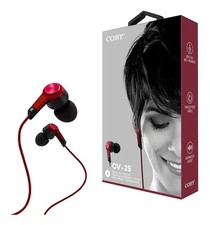 Coby CV-25 Earbuds - Red