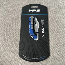 NRS Voss Blunt Tip Partially Serrated Folding Rescue Knife Bottle Opener NEW