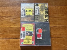 REM Collective Soul Pearl Jam SEALED CASSETTE TAPES LOT stickers 90s vitalogy