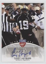 2012 Leaf Young Stars Auto Casey Hayward #CH2 Auto no9