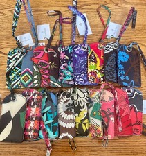 Vera Bradley LUGGAGE TAG laminated travel suitcase ID case gift card holder  NEW