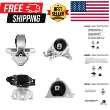 4Pcs Engine Motor Mount Kit Compatible with Town&Country/Grand Caravan 2001-2...