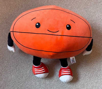 Smoochy Pals orange Basketball Plüschtier Oberteil