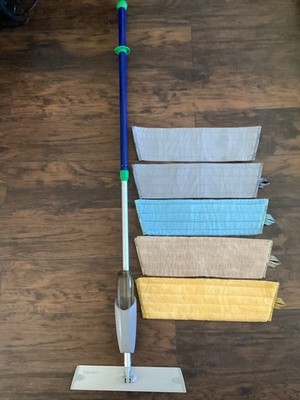 Norwex Superior Mop System Set w/ Spray Attachment,  Wet, Dry, Window Pads