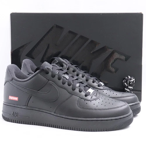 Baskets basses noires Nike homme 9.0US Air Force 1 Cu9225 001