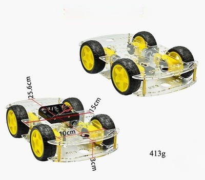 4WD Smart Robot Car Chassis Kit   Arduino DIY Microcontroller Robot Base
