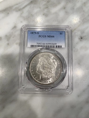 1879-S Morgan Silver Dollar PCGS MS66