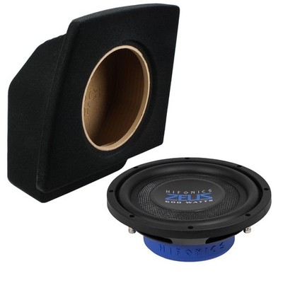 25cm Subwoofer Hifonics Zeus ZST10D2 300 Watt + Auto Bass Gehäuse für Audi A6 C6