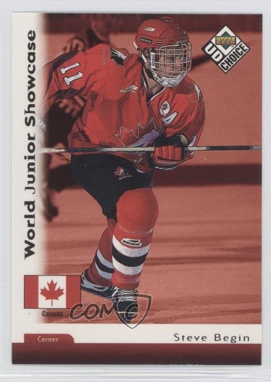1998-99 Upper Deck UD Choice World Junior Showcase Steve Begin #267 0a1