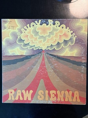 Savoy Brown Raw Sienna LP Vinyl Parrot PAS 71036 12'' Black Stereo