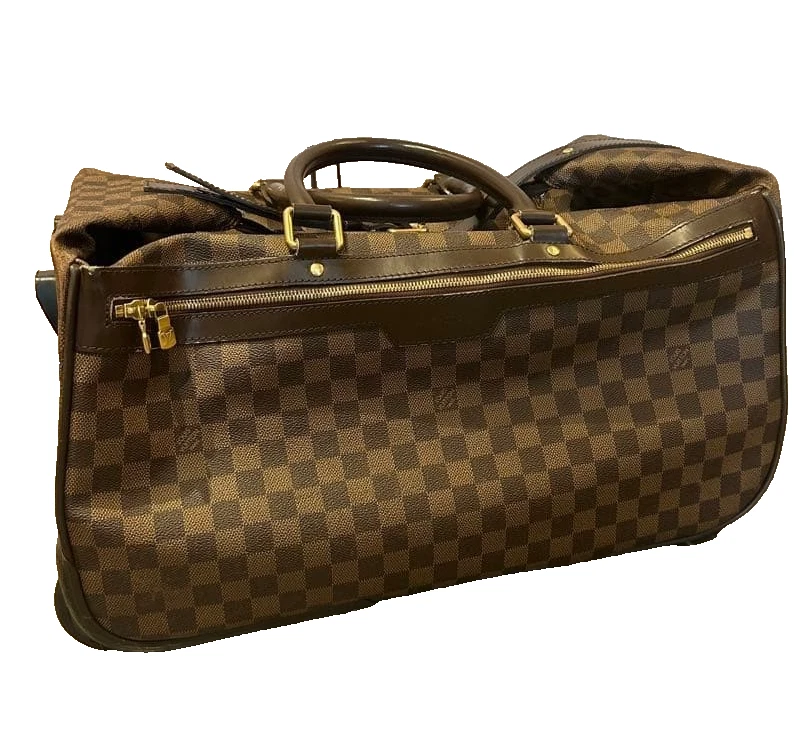 Authentic LOUIS VUITTON Eole 50 Damier Carry Bag  2way Boston Bag Brown - Image 3 of 4