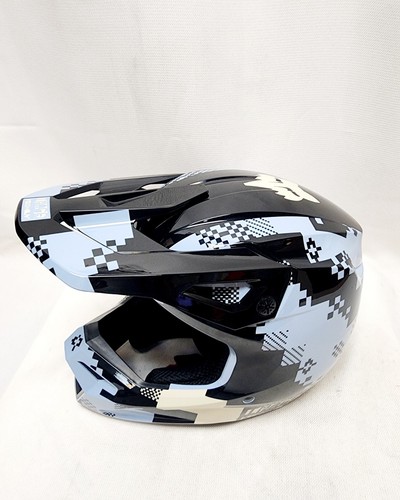 Casco Fox Racing V1 Azul Pizarra Claro Imagen Digi Suciedad Todoterreno MX Talla S M L XL - Imagen 5 de 16