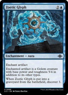 Zoetic Glyph - LCI MTG - Light Play