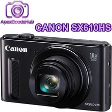 Canon PowerShot SX610 HS Digital Camera 20.2MP 18x Optical Zoom with Charger
