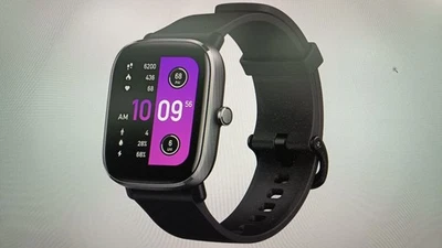SW-0257 Amazfit GTS 2 Mini meteor Smartwatch black 43mm 1.55 " AMOLED D. B-WARE