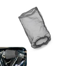 Car Cold Air Intake Filter Dustproof Cover, Universal Cone 1 PC L Black