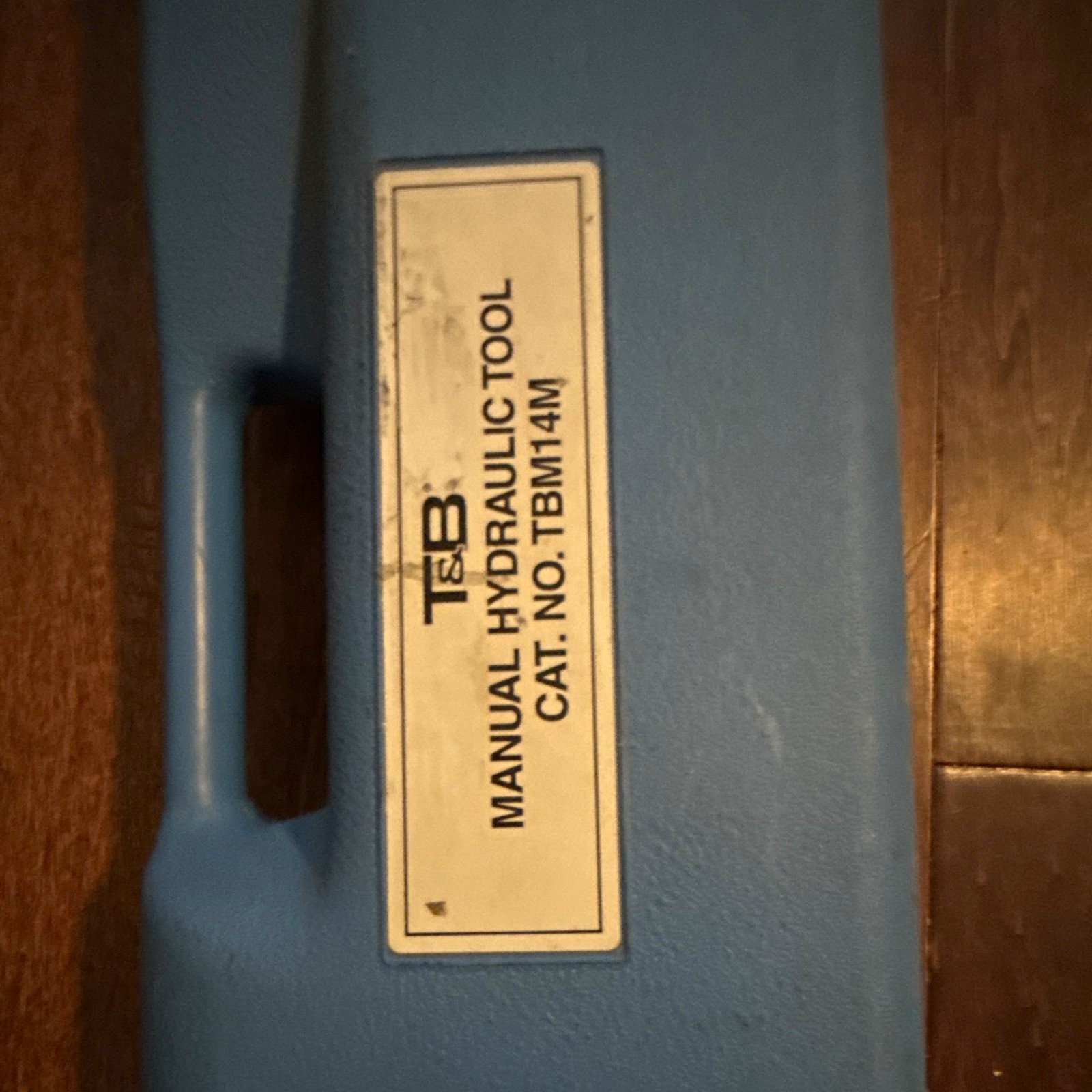 TEB TBM14M Manual Hydraulic Crimper Tool Kit with Dies & Case
