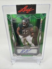 2025 Leaf Metal Brandon Graham Green /25 Auto On Card Autograph