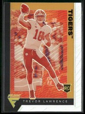 2021 Panini Chronicles Draft Picks #232 Trevor Lawrence Flux Base Silver