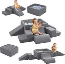 Soft Foam Indoor Play Set Climbing Blocks Toddlers Ball Pit Kids