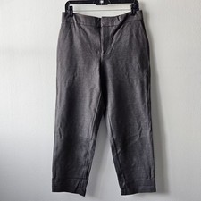 Tommy Hilfiger Stretch Pull-On Trousers Size S NWT  Charcoal Gray Dress Pants
