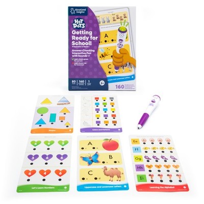 Educational Insights Hot Dots Getting Ready For School - Preschool Learning
