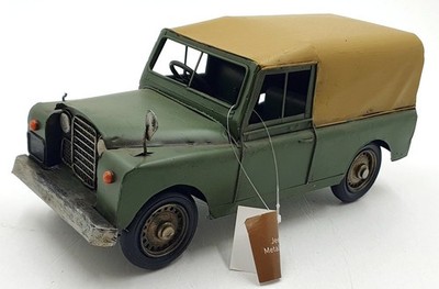 Kreatif Kraft Blech Metall 84100 - Jeep 4X4 - grün/hellbraun