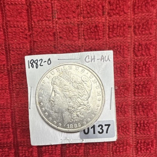 1882 Morgan Silver Dollar New Orleans Circulated 0.9 Fine Silver