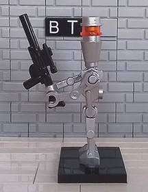 LEGO Star Wars The Clone Wars 8015 Assassin Droid (Silver) Minifigure! SW0229!