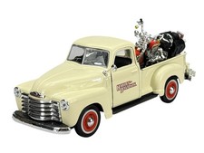 MAISTO 1950 CHEVROLET 3100 PICKUP + 2001 HARLEY-DAVIDSON HERITAGE SPRINGER 1:24