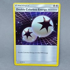 Pokemon Double Colorless Energy 136/149 Sun & Moon Base Set Uncommon TCG LP
