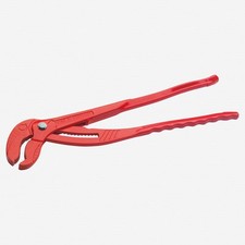 NWS 15.75" Pipe Wrench S-Type S-Pipe - Atramentized - Plastic Grip